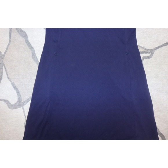 KINONA Sleeveless Golf Dress in Navy Blue with Orange XS - Picture 3 of 4
